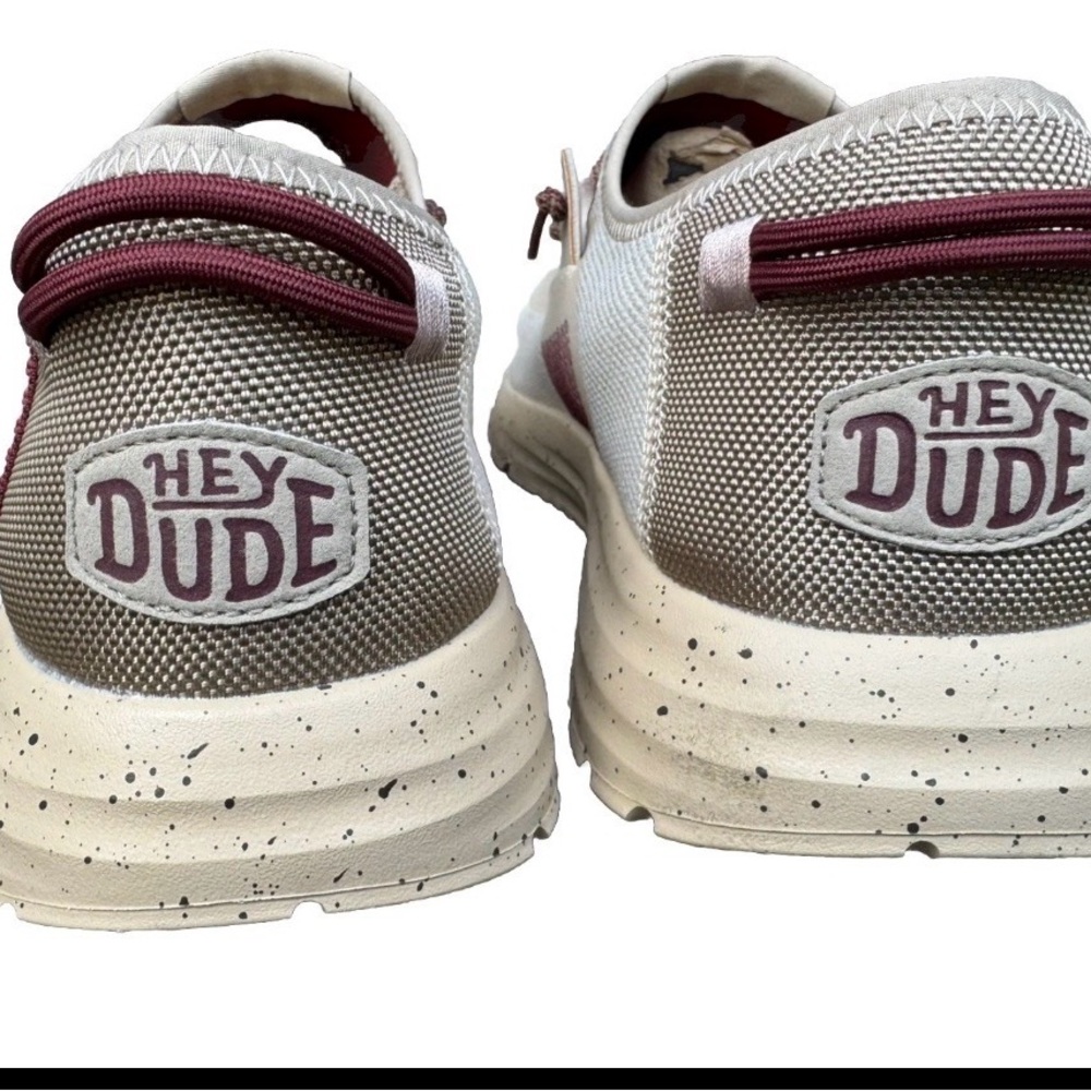 Hey Dude Men’s Sirocco M Hype Sneakers/Casual Shoes Color Taupe/Mahogany Sz M14 - Picture 6 of 6
